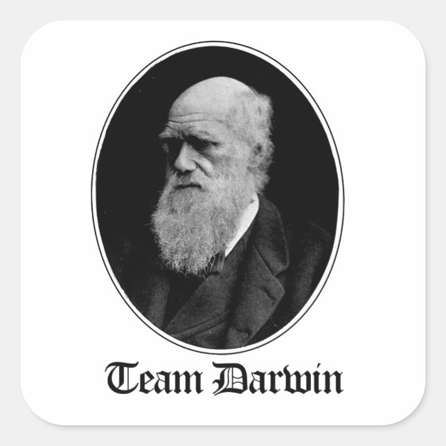 Sticker Carré Équipe Darwin (Devant)