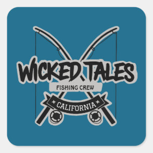 Sticker Carré Équipe de pêche de Wicked Tales