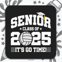 Équipe de volleyball Classe 2025 Graduation Senior