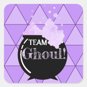 Sticker Carré Équipe Ghoul Genre Revevela Party