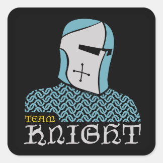 Sticker Carré Équipe Knight