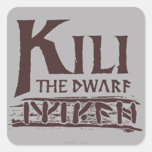 Sticker Carré Erebor - Nom de Kili