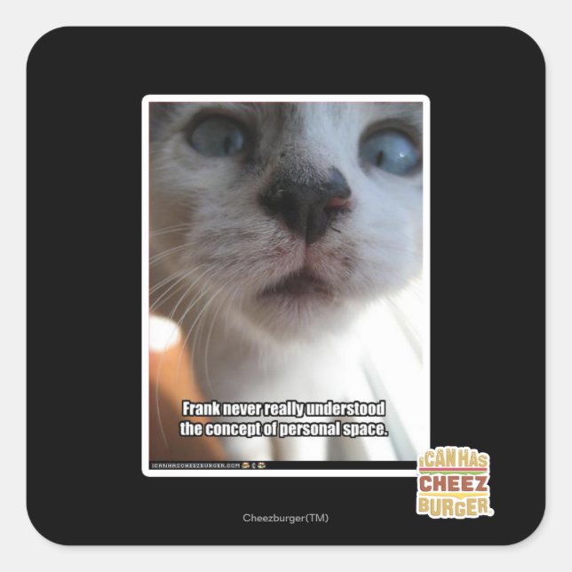 Sticker Carré Espace personnel (Devant)