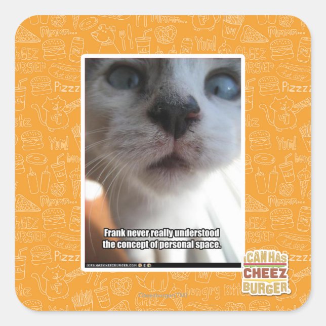 Sticker Carré Espace personnel (Devant)