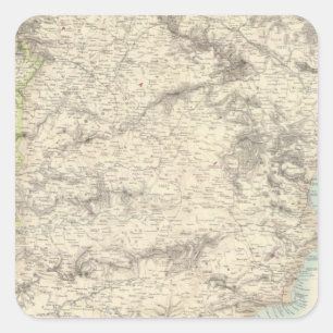 Sticker Carré Espagne et Portugal 16