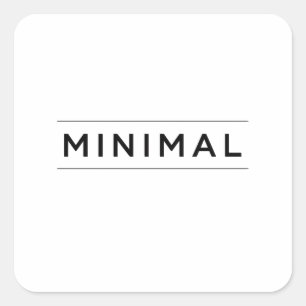Sticker Carré Essence minimale