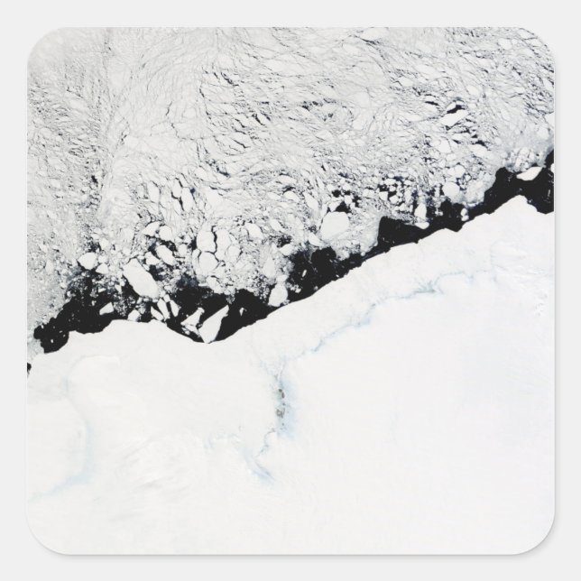 Sticker Carré Est de l'Antarctique - Terre-Neuve-et-Labrador (Devant)