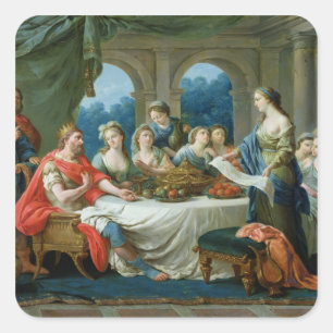 Sticker Carré Esther et Ahasuerus, c.1775-80
