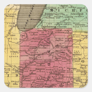 Sticker Carré États Occidentaux 2