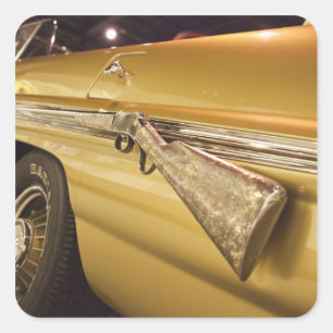 Sticker Carré États-Unis, Alabama, Tuscumbia. Hall de musique de