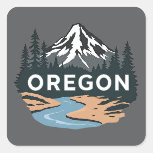 Sticker Carré États-Unis d'Amérique