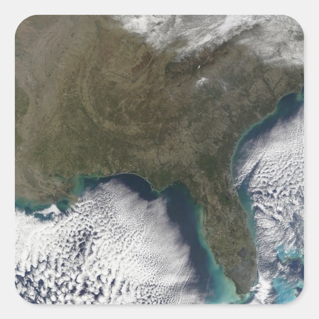 Sticker Carré États-Unis d'Amérique du Sud (Devant)