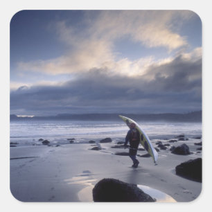 Sticker Carré États-Unis, État de Washington, Parc national ol