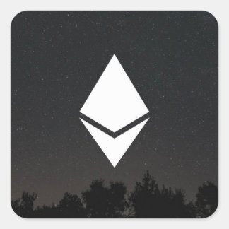 Sticker Carré Ethereum