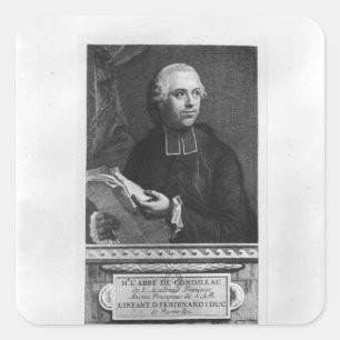 Sticker Carré Etienne Bonnot de Condillac