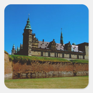 Sticker Carré Europe, Danemark, Helsingor (Elsinore),