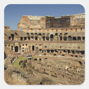 Sticker Carré Europe, Italie, Rome. Le Colosseum (aussi