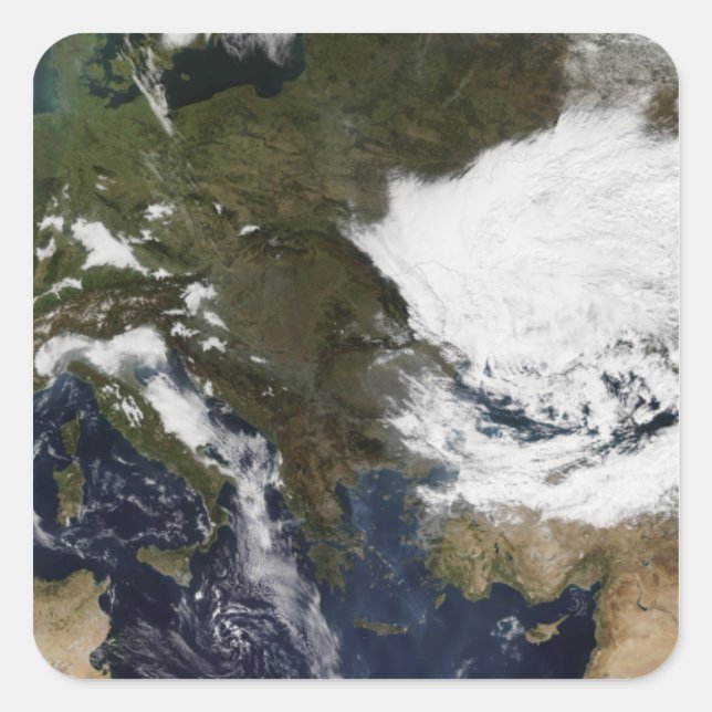 Sticker Carré Europe orientale et australe (Devant)