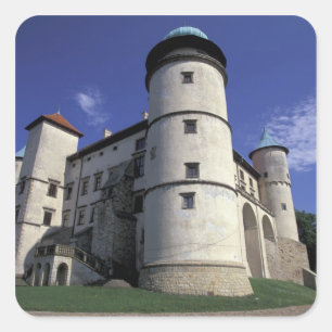 Sticker Carré EUROPE, Pologne, Carpathian Mts, Nowy Wisnicz