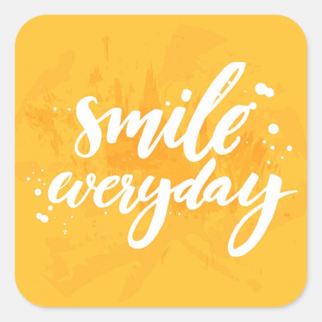 Sticker Carré Everyday (Devant)