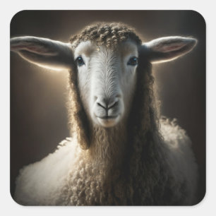 Sticker Carré Ewe doux
