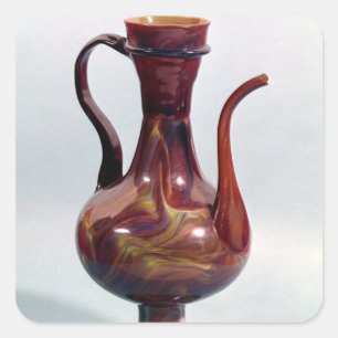 Sticker Carré Ewer in imitation chalcedony, Venetian, c.1500