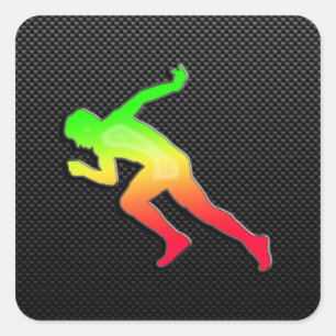 Sticker Carré Exécution lisse