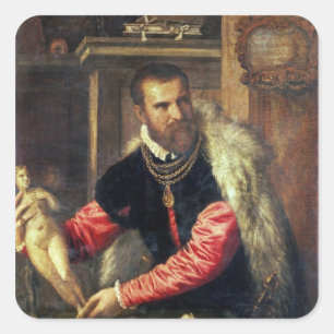 Sticker Carré Expert en matière d'art de Jacopo Strada