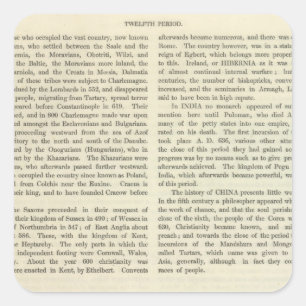 Sticker Carré Exposer L'Empire de Charlemagne 814 AD 2