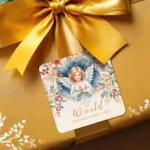 Exquisite Christmas Angel Flowers Victorian