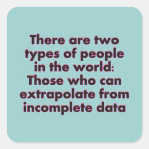 Sticker Carré Extrapoler...