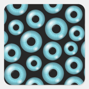 Sticker Carré Eyeballs
