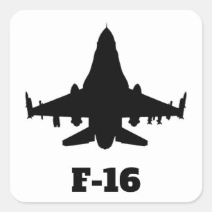 Sticker Carré F-16 par Airogue