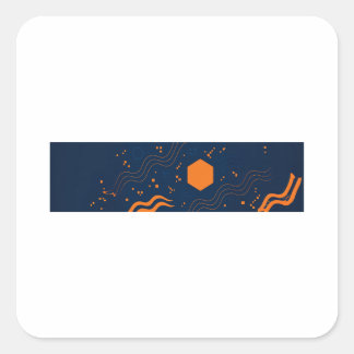 Sticker Carré F-Caw-F Classic Minimal Clean