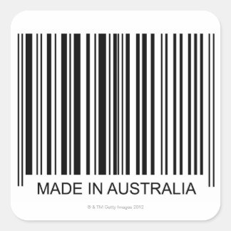 Sticker Carré Fabriqué en Australie