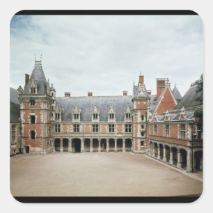 Sticker Carré Façade de l'aile de Louis XII, 1498-1503