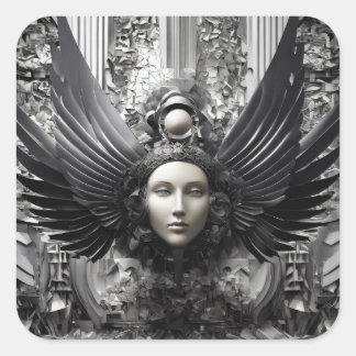 Sticker Carré Face droite