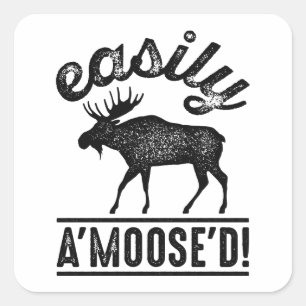Sticker Carré Facilement A’Moose’D