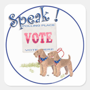 Sticker Carré Faire sortir le VOTE