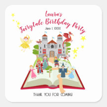 Fairytale Stories Fille fête d'anniversaire