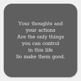 Sticker Carré Faites-les bien