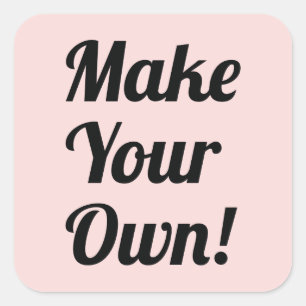 Sticker Carré Faites votre propre impression personnalisée