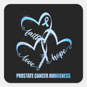 Sticker Carré Faith Hope Love