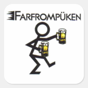 Sticker Carré farfrompüken