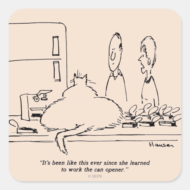 Sticker Carré Fat (Devant)