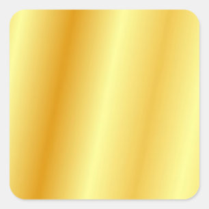 Sticker Carré Faux Gold Glamour Modèle tendance élégant moderne