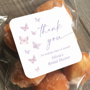 Sticker Carré Favori de remerciement pour enterrement de vie de 