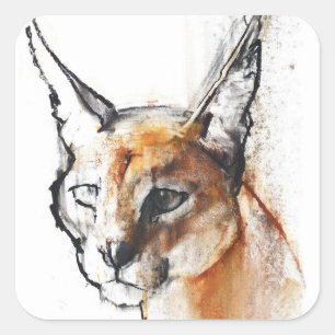 Sticker Carré Feline