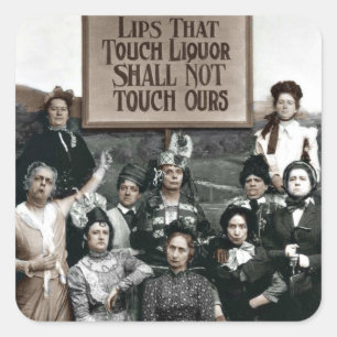 Sticker Carré Femmes d'interdiction