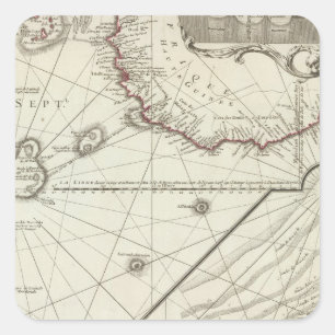 Sticker Carré Fernand de Noronha Island